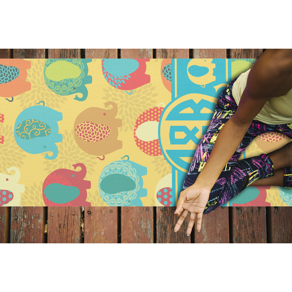 Cute Elephants Yoga Mats - LIFESTYLE