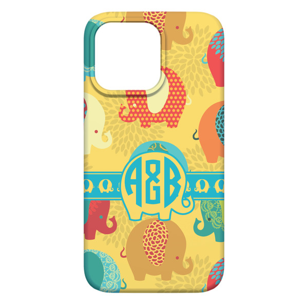 Cute Elephants iPhone 13 Pro Max Case - Back