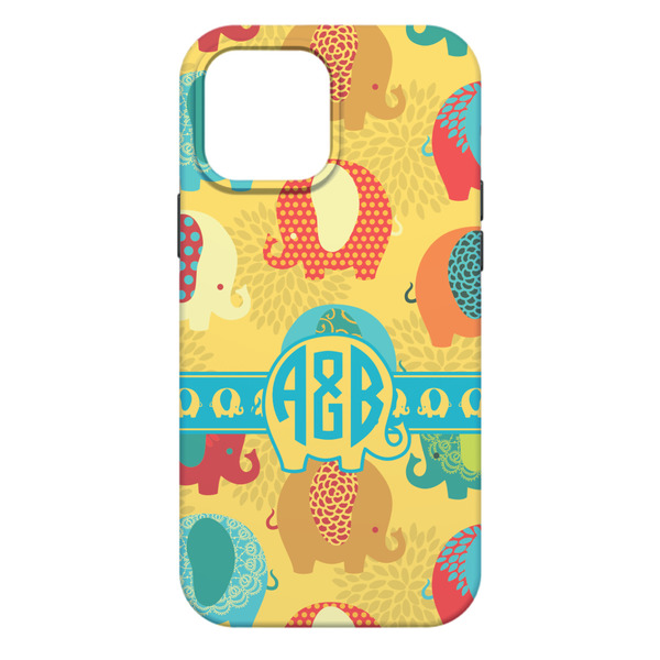 Cute Elephants iPhone 13 Pro Max Tough Case - Back