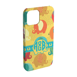 Cute Elephants iPhone Case - Plastic - iPhone 15 (Personalized)