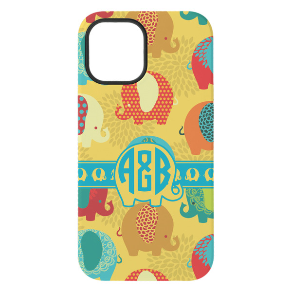 Cute Elephants iPhone 15 Plus Tough Case - Back