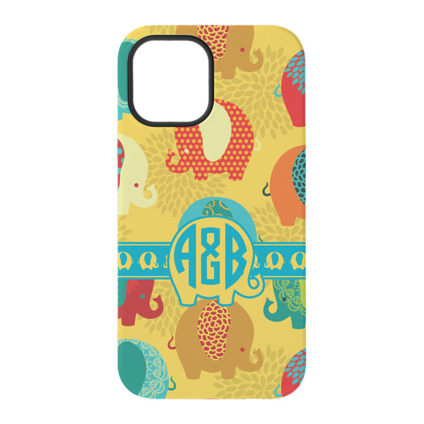 Cute Elephants iPhone 15 Pro Tough Case - Back