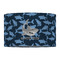 Sharks 12" Drum Lampshade - FRONT (Fabric)
