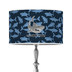 Sharks 12" Drum Lamp Shade - Poly-film (Personalized)
