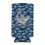 Sharks Can Cooler (tall 12 oz) (Personalized)