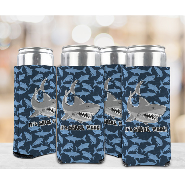 Sharks 12oz Tall Can Sleeve - Set of 4 - LIFESTYLE