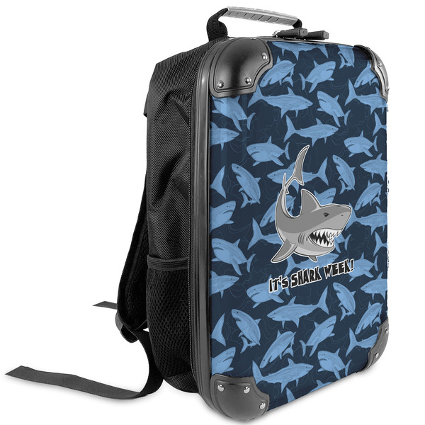 Custom Sharks Kids Hard Shell Backpack (Personalized)