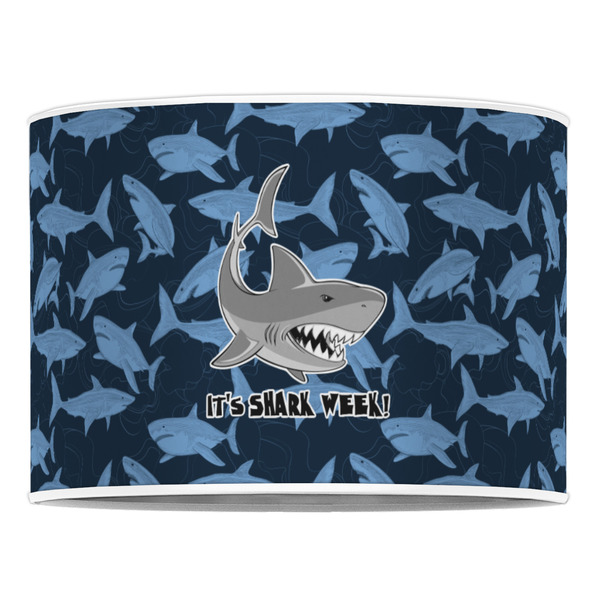 Sharks 16" Drum Lampshade - FRONT (Poly Film)
