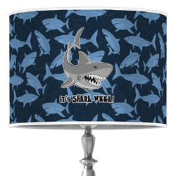 Sharks 16" Drum Lamp Shade - Poly-film (Personalized)