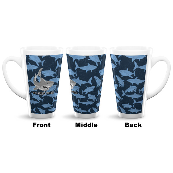 Sharks 16 Oz Latte Mug - Approval