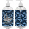 Sharks 16 oz Plastic Liquid Dispenser- Approval- White