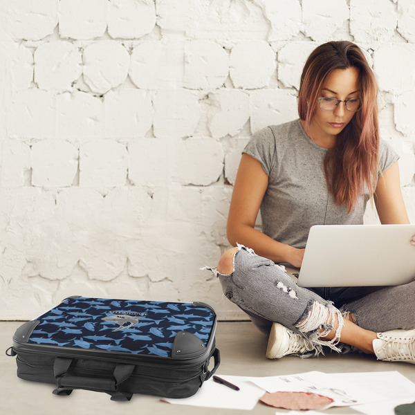 Sharks 18" Laptop Briefcase - LIFESTYLE