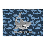 Sharks 2' x 3' Indoor Area Rug (Personalized)