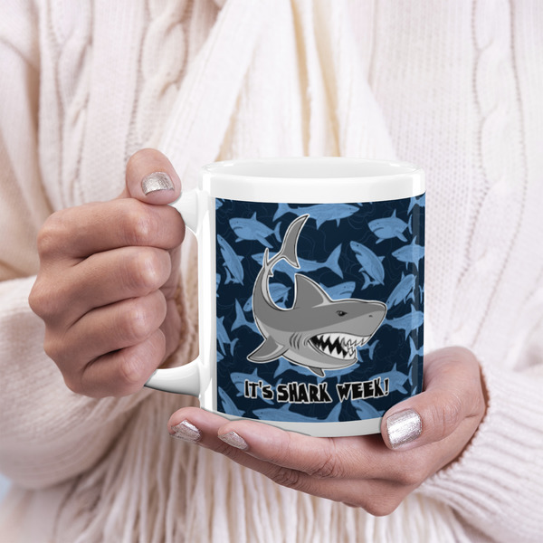 Sharks 20oz Coffee Mug - LIFESTYLE