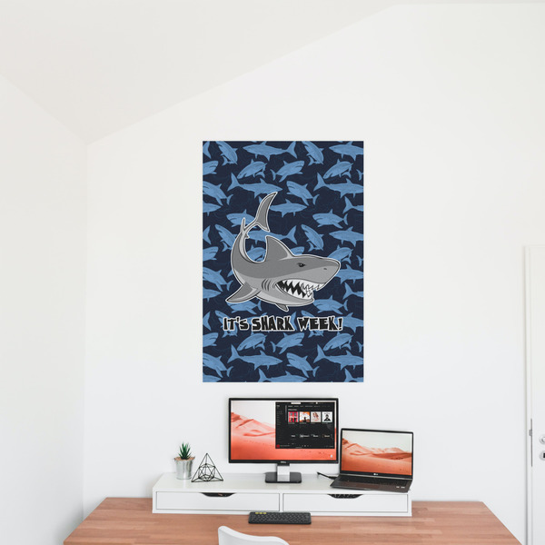 Sharks 24x36 - Matte Poster - On the Wall