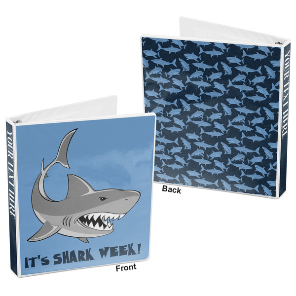 Sharks 3-Ring Binder Front and Back