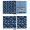 Sharks 3 Ring Binders - Full Wrap - 1" - APPROVAL