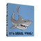 Sharks 3 Ring Binders - Full Wrap - 1" - FRONT