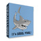 Sharks 3 Ring Binders - Full Wrap - 2" - FRONT