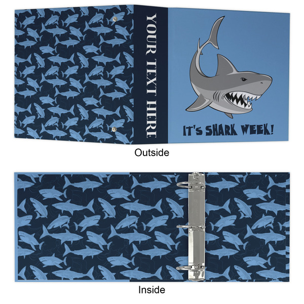Sharks 3 Ring Binders - Full Wrap - 3" - APPROVAL