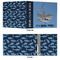 Sharks 3 Ring Binders - Full Wrap - 3" - APPROVAL