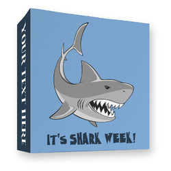 Sharks 3 Ring Binder - Full Wrap - 3" (Personalized)