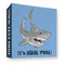 Sharks 3 Ring Binders - Full Wrap - 3" - FRONT