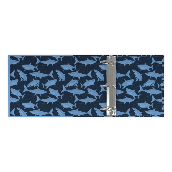 Sharks 3 Ring Binders - Full Wrap - 3" - OPEN INSIDE