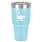 Sharks 30 oz Stainless Steel Tumbler - Teal - Single-Sided (Personalized)