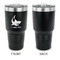 Sharks 30 oz Stainless Steel Ringneck Tumblers - Black - Single Sided - APPROVAL