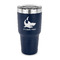 Sharks 30 oz Stainless Steel Ringneck Tumblers - Navy - FRONT