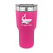 Sharks 30 oz Stainless Steel Tumbler - Pink - Single Sided (Personalized)