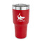 Sharks 30 oz Stainless Steel Tumbler - Red - Single Sided (Personalized)