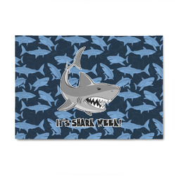 Sharks 4' x 6' Indoor Area Rug (Personalized)