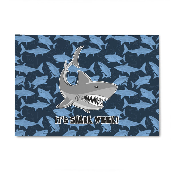 Custom Sharks 4' x 6' Indoor Area Rug (Personalized)