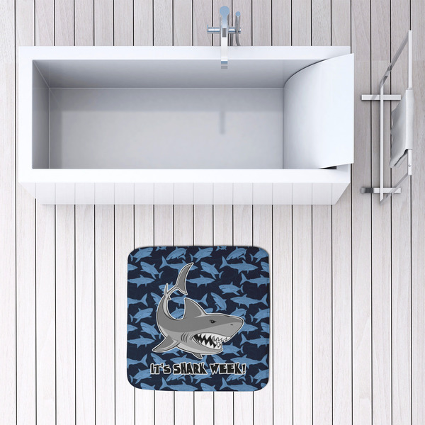 Sharks 48x48 Foam Memory Mat - LIFESTYLE