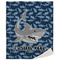 Sharks Sherpa Throw Blanket - 60"x80" w/ Name or Text