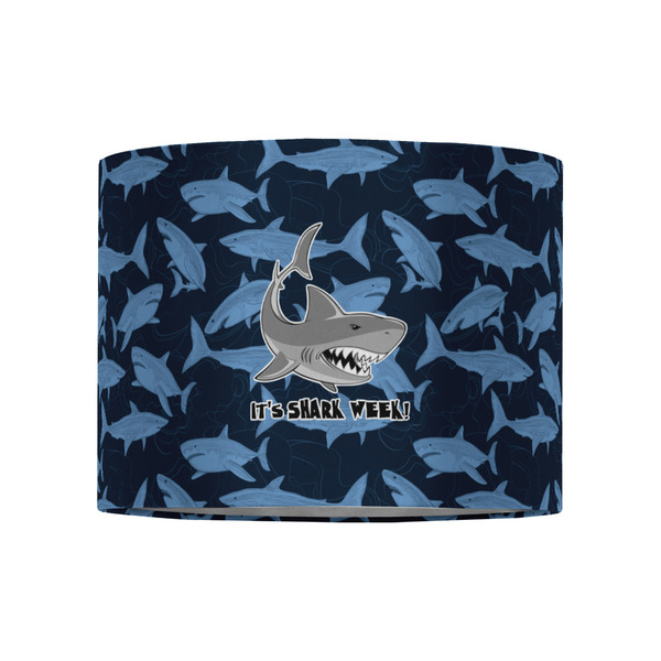 Sharks 8" Drum Lampshade - FRONT (Fabric)