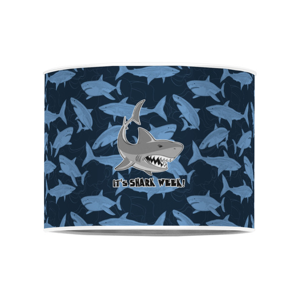 Sharks 8" Drum Lampshade - FRONT (Poly Film)