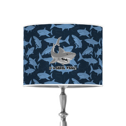Sharks 8" Drum Lamp Shade - Poly-film (Personalized)