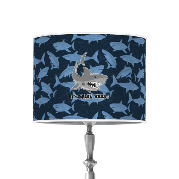 Sharks 8" Drum Lampshade - ON STAND (Poly Film)