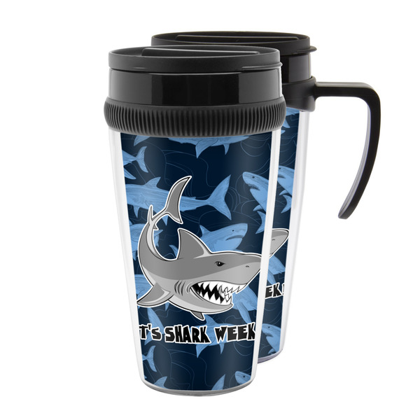 Custom Sharks Acrylic Travel Mug (Personalized)