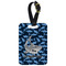 Sharks Metal Luggage Tag w/ Name or Text