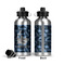 Sharks Aluminum Water Bottle - Front and Back
