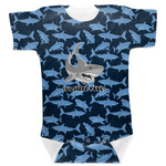 Sharks Baby Bodysuit 0-3 w/ Name or Text