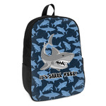 Sharks Kids Backpack w/ Name or Text