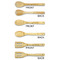 Sharks Bamboo Cooking Utensils Set - Single Sided- APPROVAL