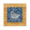 Sharks Bamboo Trivet with 6" Tile - FRONT
