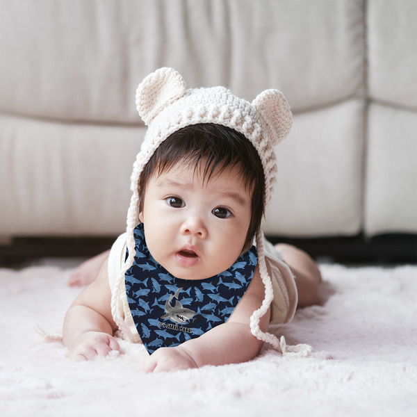 Sharks Bandana Bib - (Lifestyle 2 girl)