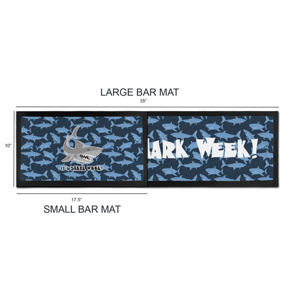 Sharks Bar Mats - Sizing Chart